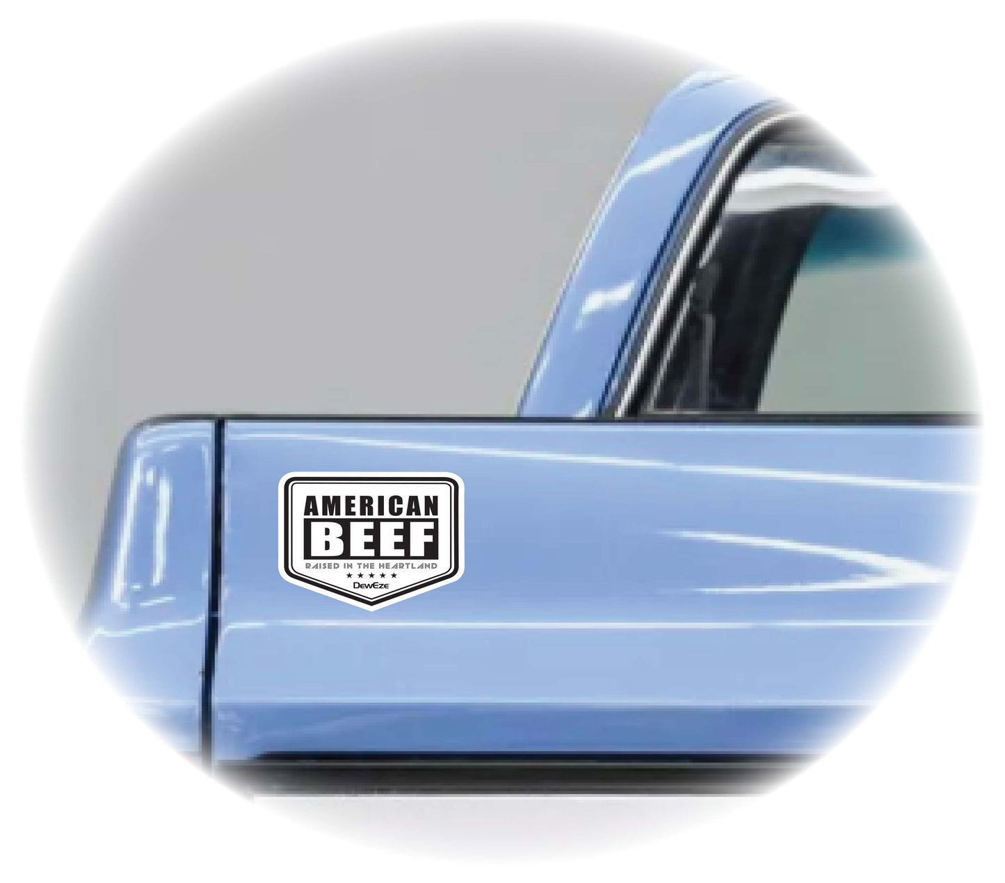 American Beef Sticker - No Cow