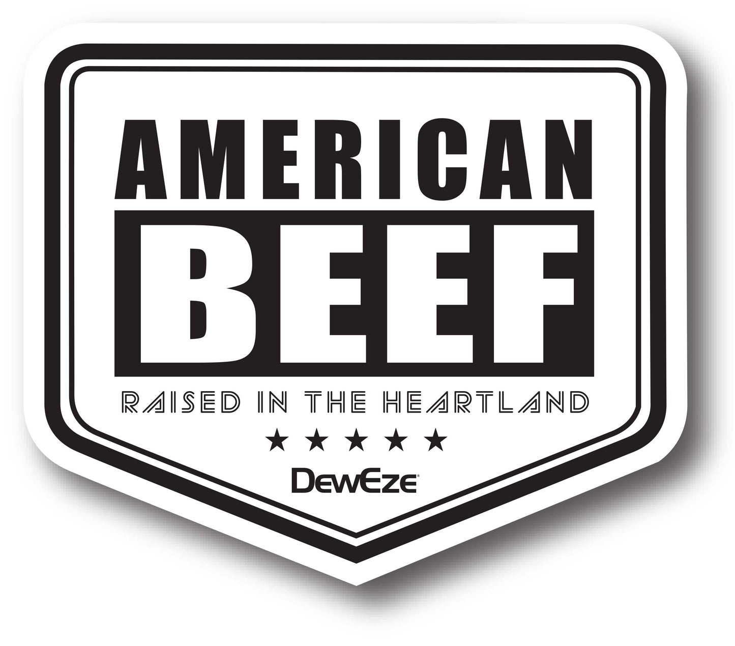American Beef Sticker - No Cow