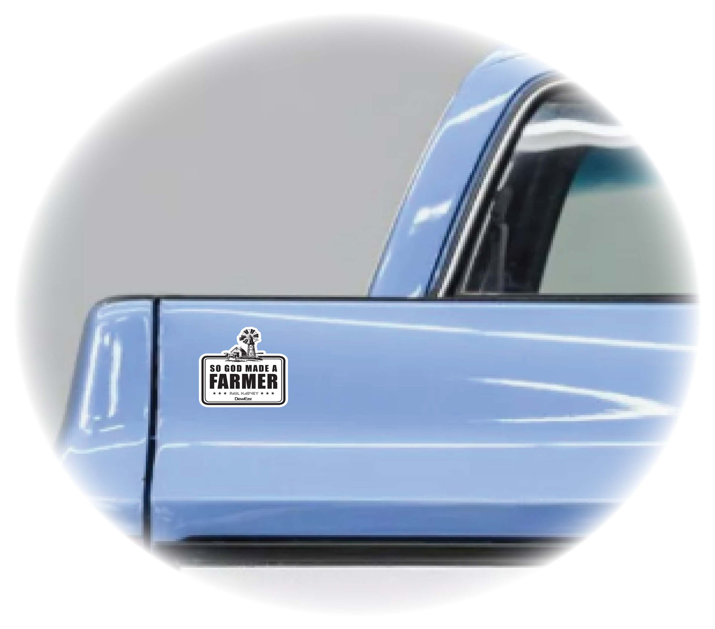 So God Made a Farmer Sticker