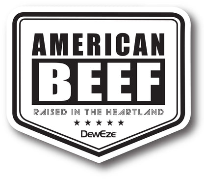 American Beef Sticker - No Cow