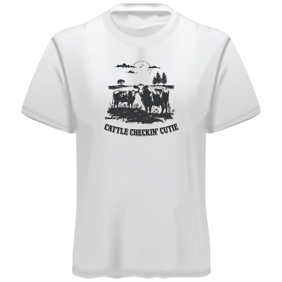 Cattle Checkin' Cutie Youth T-shirt