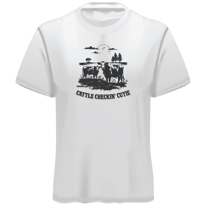 Cattle Checkin' Cutie Youth T-shirt