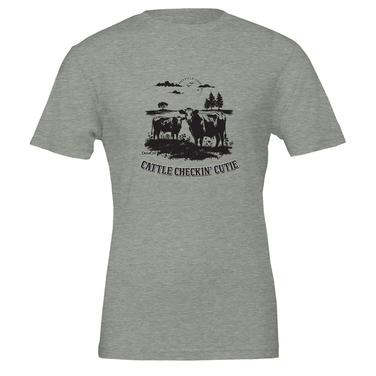 Cattle Checkin' Cutie Youth T-shirt